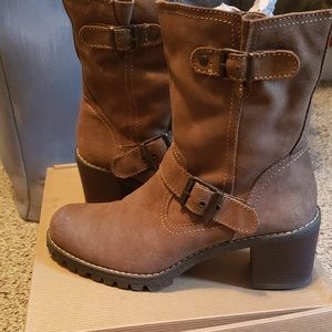 Brand new leather boots